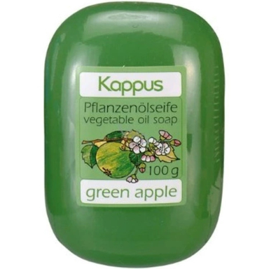 صابون گلیسیرینه میوه ای کاپوس مدل سیب اسکین کر کد 0189 وزن 100 گرم