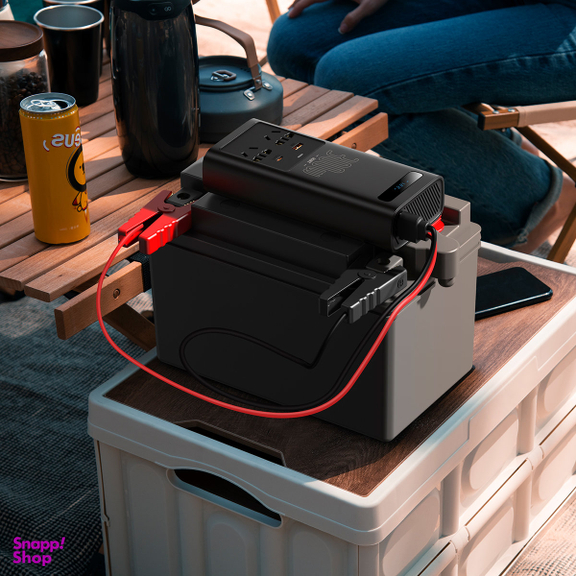 مبدل برق خودرو باسئوس مدل Power Inverter 300W