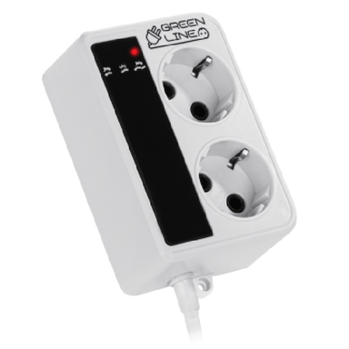 محافط ولتاژ یخچال و لباسشویی گرین لاین مدل GLP162-RW