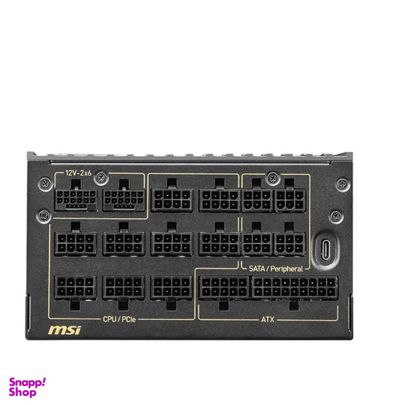 پاور 1600 وات ام اس آی مدل MEG Ai1600T PCIE5 Full Modular