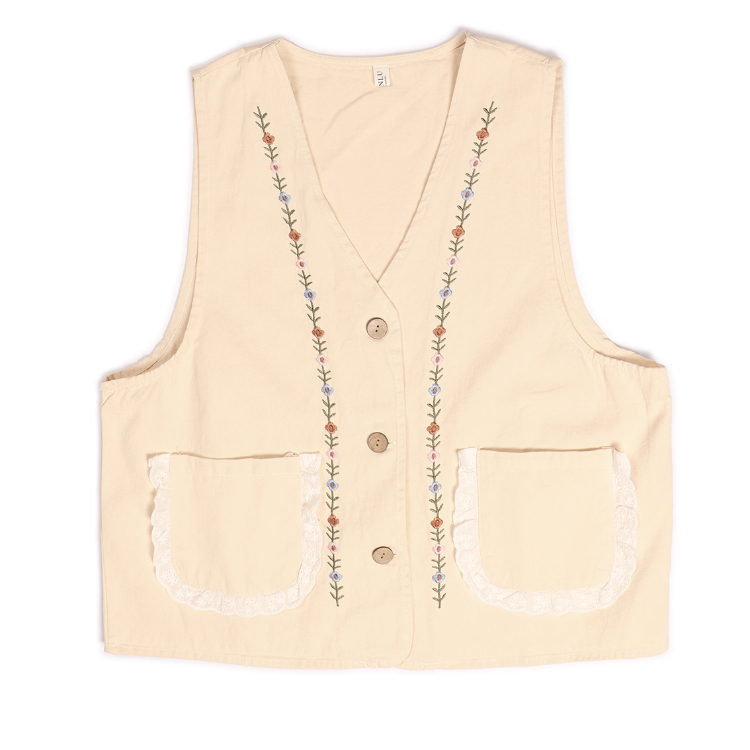 جلیقه رسمی زنانه مدل همتا کد 88 رنگ کرم