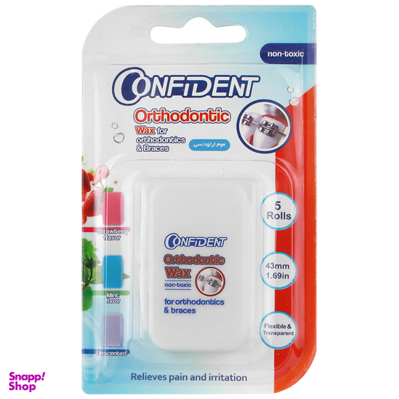 موم ارتودنسی کد 4.01 بدون طعم مدل non toxic