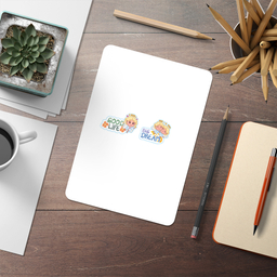 برچسب لاژید مدل جمله انگیزشی کد VI210 بسته 2 عددی