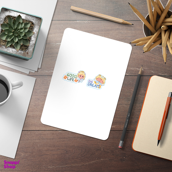 برچسب لاژید مدل جمله انگیزشی کد VI210 بسته 2 عددی