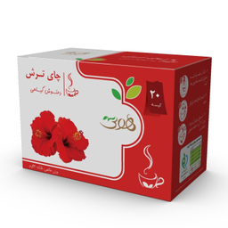 دمنوش گیاهی چای ترش هوتی بسته 20 عددی