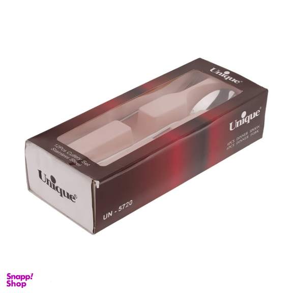 سرویس قاشق و چنگال 12 پارچه یونیک مدل UN-5720 کد 01