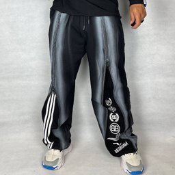 شلوار مردانه مدل بگ کاستوم جلو زیپ پیستوله بالنسیاگا کد ZP-BA