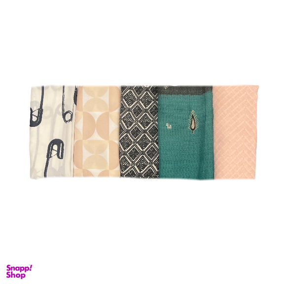 شال زنانه مدل میکس بهار کد zi5 بسته 5 عددی