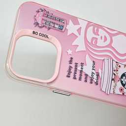 کاور موبایل طرح دار مدل استارباکس مناسب برای اپل iPhone 14 Pro Max