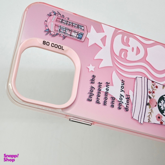 کاور موبایل طرح دار مدل استارباکس مناسب برای اپل iPhone 14 Pro Max