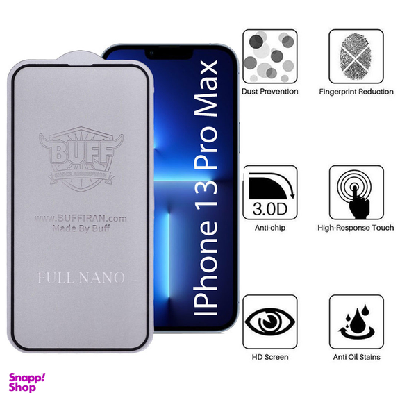 محافظ صفحه نمایش 5D بوف مدل FP33 مناسب برای گوشی موبایل اپل Iphone 13 Pro Max
