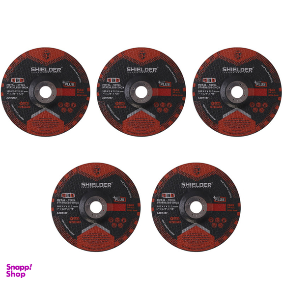 صفحه سنگ برش شیلدر مدل SH1803-5 بسته 5 عددی