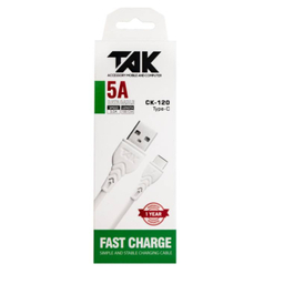 کابل شارژ USB به Type-C تک مدل CK-120 طول 1 متر