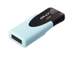 فلش مموری پی ان وای مدل Attache 4 USB 2.0 سریال FD32GATT4PAS1KA-EF ظرفیت 32 گیگابایت