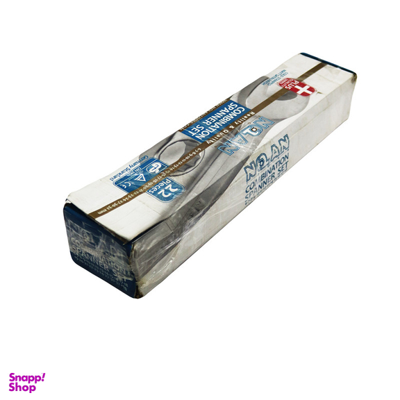 آچار یکسر تخت و یکسر رینگی نولان مدل YP-6-32MM مجموعه 22 عددی