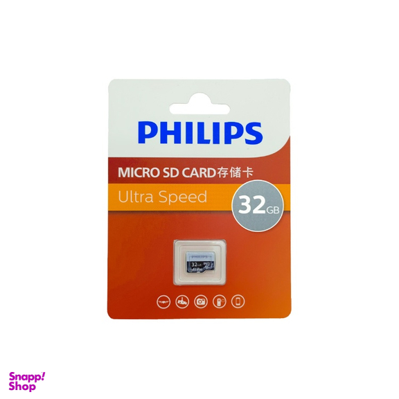کارت حافظه MicroSDHC فیلیپس مدل A1-V30 کلاس 10 استاندارد UHS-I U3 سرعت 80MBps ظرفیت 32 گیگابایت
