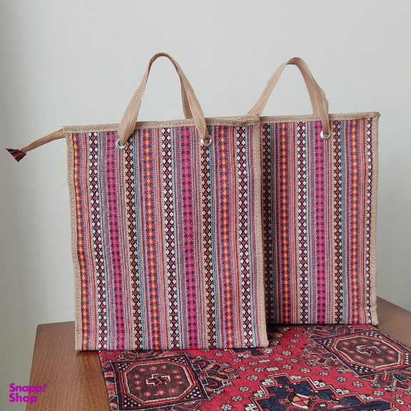 کیف دستی مدل جاجیمی کد 3545