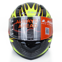 کلاه کاسکت ال اس تو مدل FF801 Scorpion Black Yellow به همراه کاور