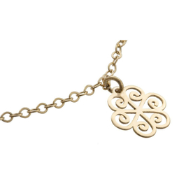 پابند طلا 18 عیار زنانه الن نار مدل eln553