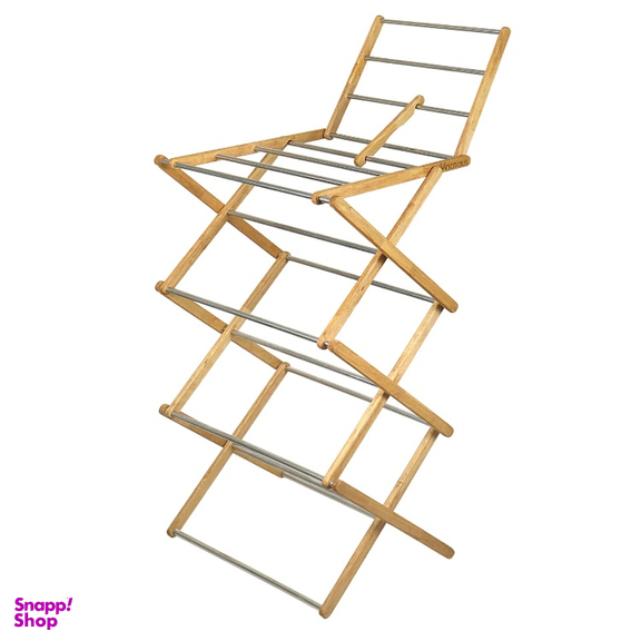 بند رخت چوب استیل آکاردئونی مکنوس کد 670612