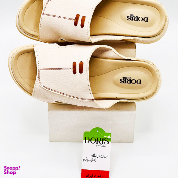 صندل زنانه دوریس مدل شهرزاد کد 03 رنگ کرم