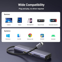 هاب 7 پورت USB-C یوگرین مدل CM512 کد 90568