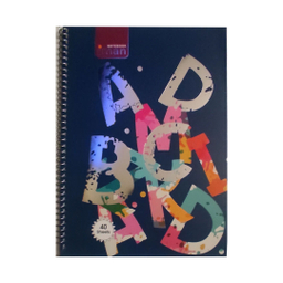 دفتر زبان 40 برگ ایمان مدل دو خط کد 8510