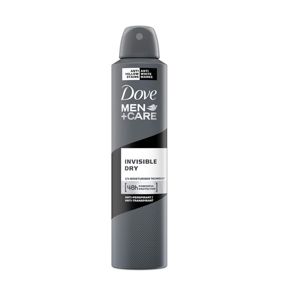 اسپری ضد تعریق داو مدل invisible dry حجم 250 میلی لیتر