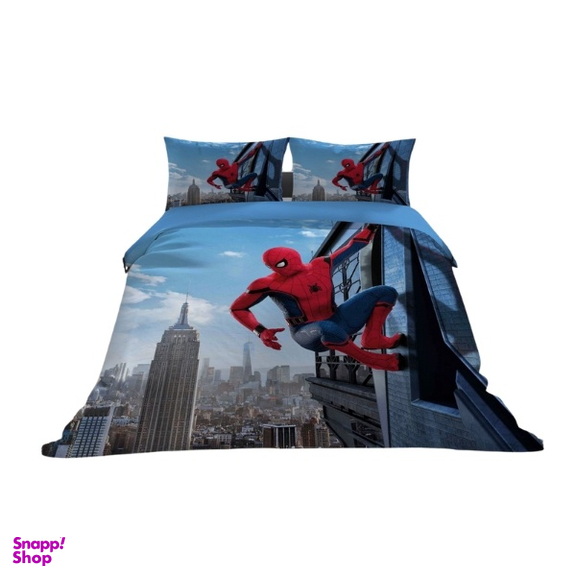 سرویس خواب مدل مرد عنکبوتی کد R758 یکنفره 4 تکه