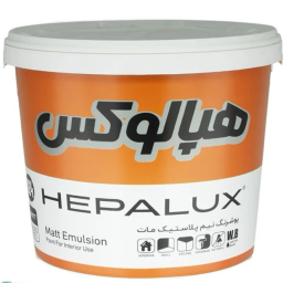 رنگ نیم پلاستیک سفید هپالوکس کد 924 وزن 25 کیلوگرم