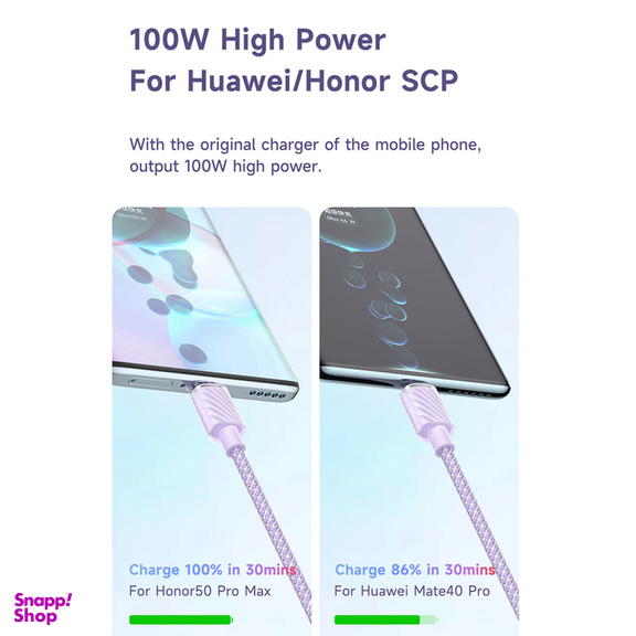 کابل USB به USB-C مک دودو مدل CA-3650 طول 1.2 متر