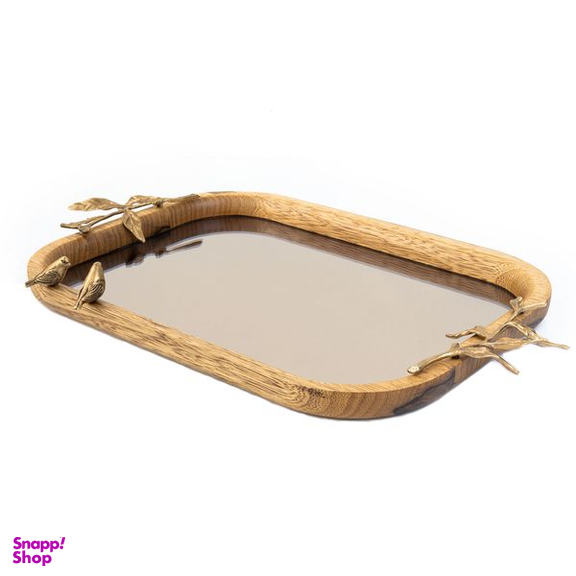 سینی گلد کیش مدل آینه ای کد GK829508