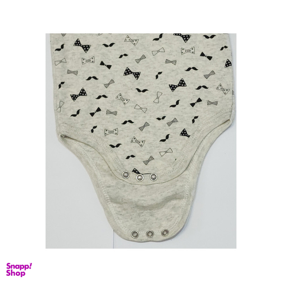 بادی آستین کوتاه نوزادی مدل 6232 مجموع 2عددی رنگ ابی