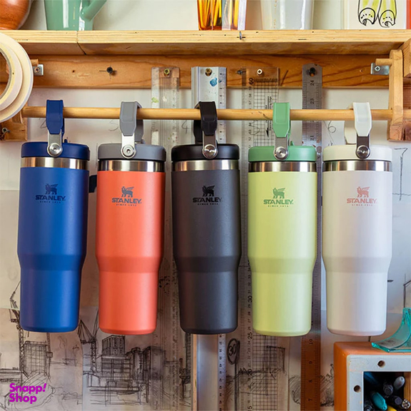 قمقمه استنلی مدل Iceflow Flip Straw Tumbler گنجایش 0.88 لیتر