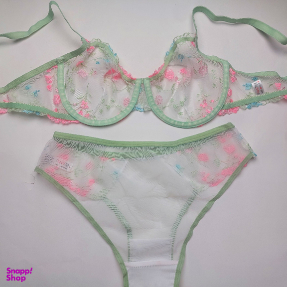 ست شورت و سوتین زنانه نوشه پوش کد 88933 رنگ سفید