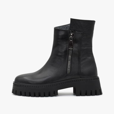 نیم بوت چرم طبیعی زنانه چرم تهران مدل K66M