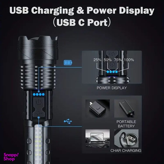 چراغ قوه شارژی مدل Anyice P70 کد SKU-147