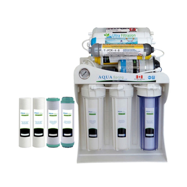 دستگاه تصفیه کننده آب آکوآ اسپرینگ مدل RO-SF6100 به همراه فیلتر بسته 4 عددی