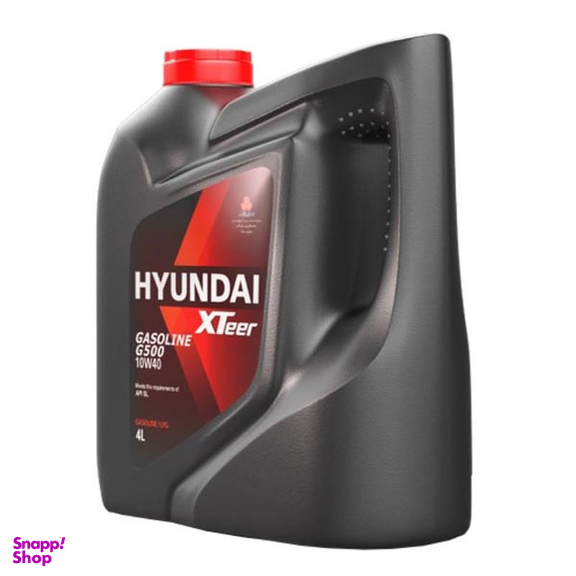روغن موتور هیوندای اکستیر مدل  SAE 10W40 SL حجم 4 لیتر