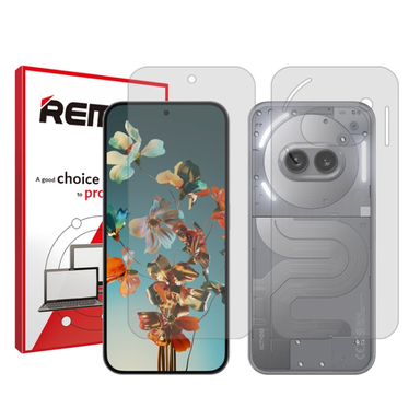 محافظ صفحه نمایش شفاف گوشی موبایل ریمکس مناسب برای ناتینگ Phone 2a Plus به همراه محافظ پشت گوشی