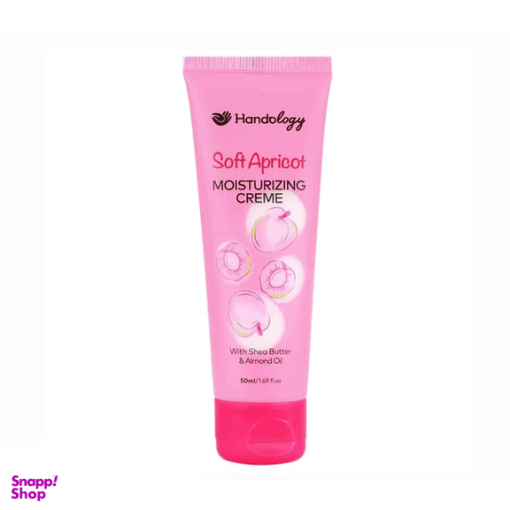 کرم آبرسان دست و صورت هندولوژی رایحه زردآلو مناسب انواع پوست حجم 50 میلی لیتر