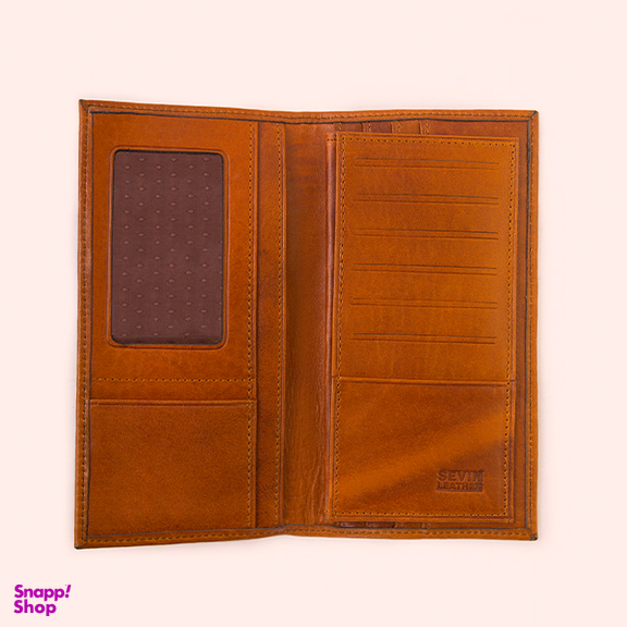 کیف پول مردانه چرم طبیعی سوین مدل 118