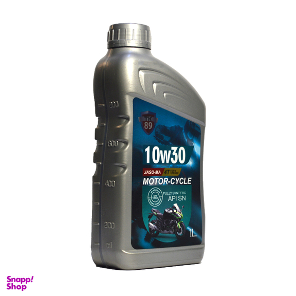 روغن موتور موتورسیکلت TK89 مدل 10W30 SN حجم 1 لیتر