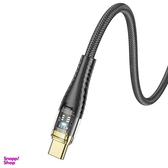 کابل شارژ 60 وات Type-C هوکو مدل U121 طول 1.2 متر