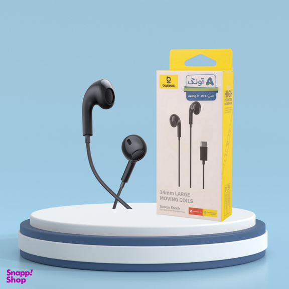 هندزفری باسیم بیسوس مدل Encok CZ17 Type-C طول 1.2 متر