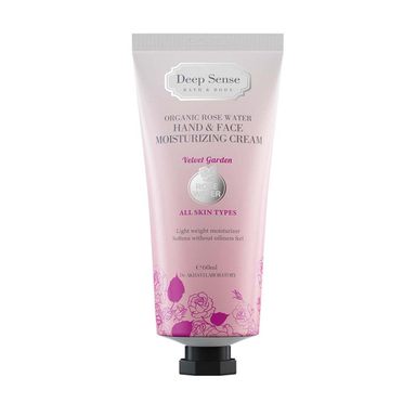 کرم مرطوب کننده دیپ سنس مدل Rose Water حجم 60 میلی‌لیتر