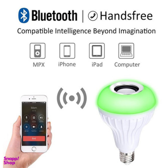 لامپ هوشمند و اسپیکر بلوتوث دیوایس کد Music Bulb