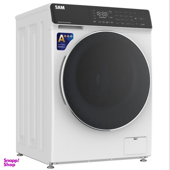 ماشین لباسشویی سام الکترونیک مدل DD-P1485/W ظرفیت 9 کیلوگرم