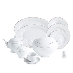 سرویس 102 پارچه چینی زرین قالب ایتالیا اف مدل سپیدصدف