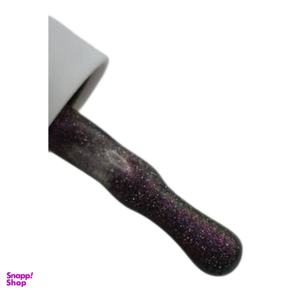 رابر تاپ ژل ناخن کهکشانی رینبو مدل CAT EYE کد X71 حجم 12 میلی لیتر